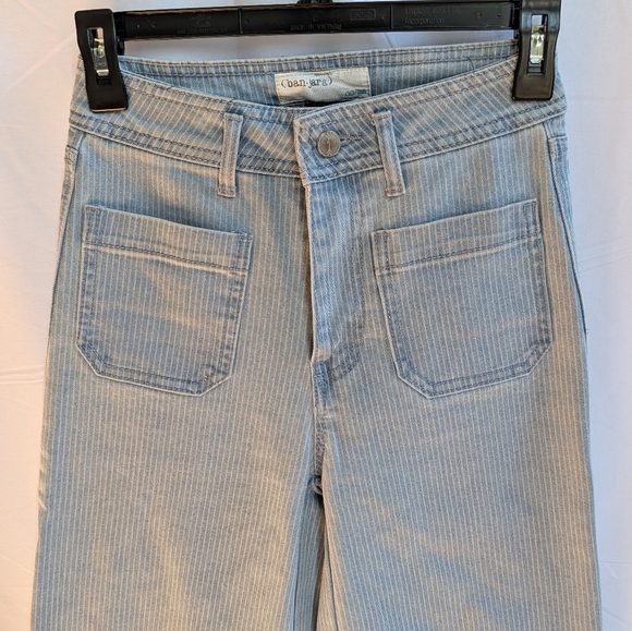 Chic Wide Leg Light Blue Jeans - Picture 7 of 8